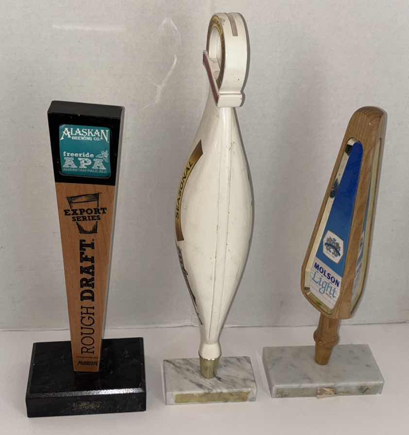 Photo 3 of J LEINENKUGEL’S BREWING CO, MOLSON LIGHT & ALASKAN BREWING CO TAP HANDLES