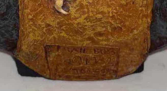 Photo 1 of VINTAGE D. MONFORT ORIGINAL WESTERN 7” SCULPTURE “TRAIL BOSS” 1982