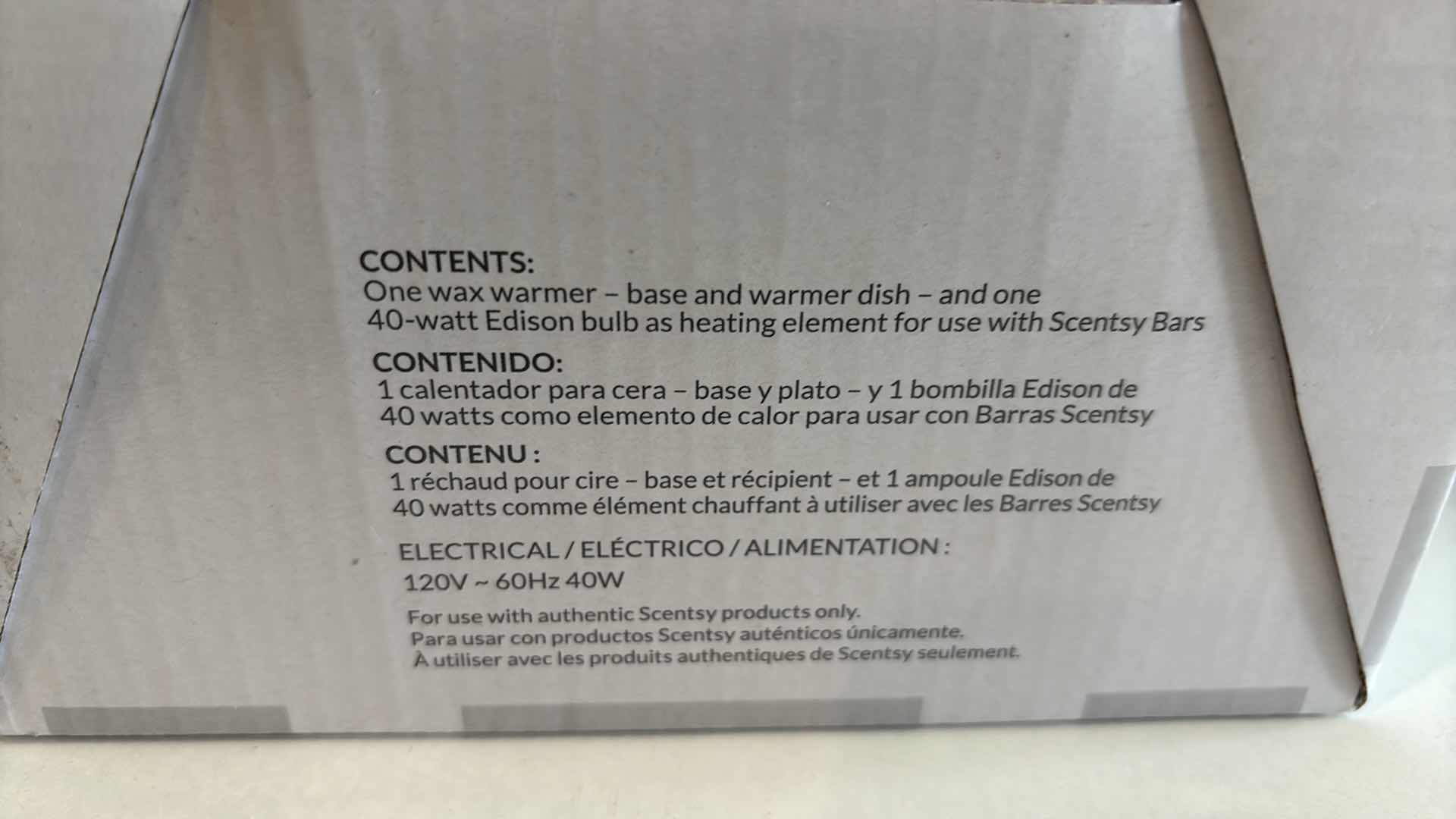 Photo 1 of NEW SCENTSY “VERY SUPERSTITIOUS” WAX WARMER BASE & WARMER DISH