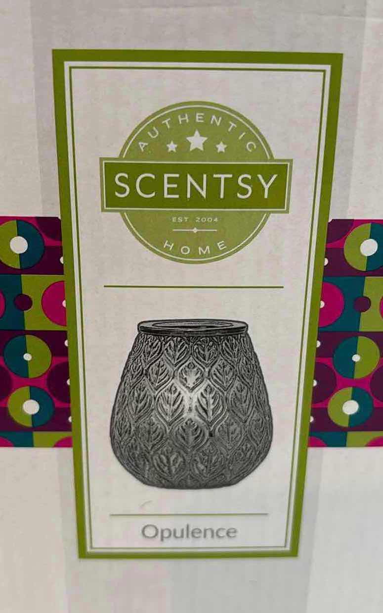Photo 1 of NEW SCENTSY “OPULENCE” WAX WARMER BASE, WARMER DISH & 40 WATT BULB