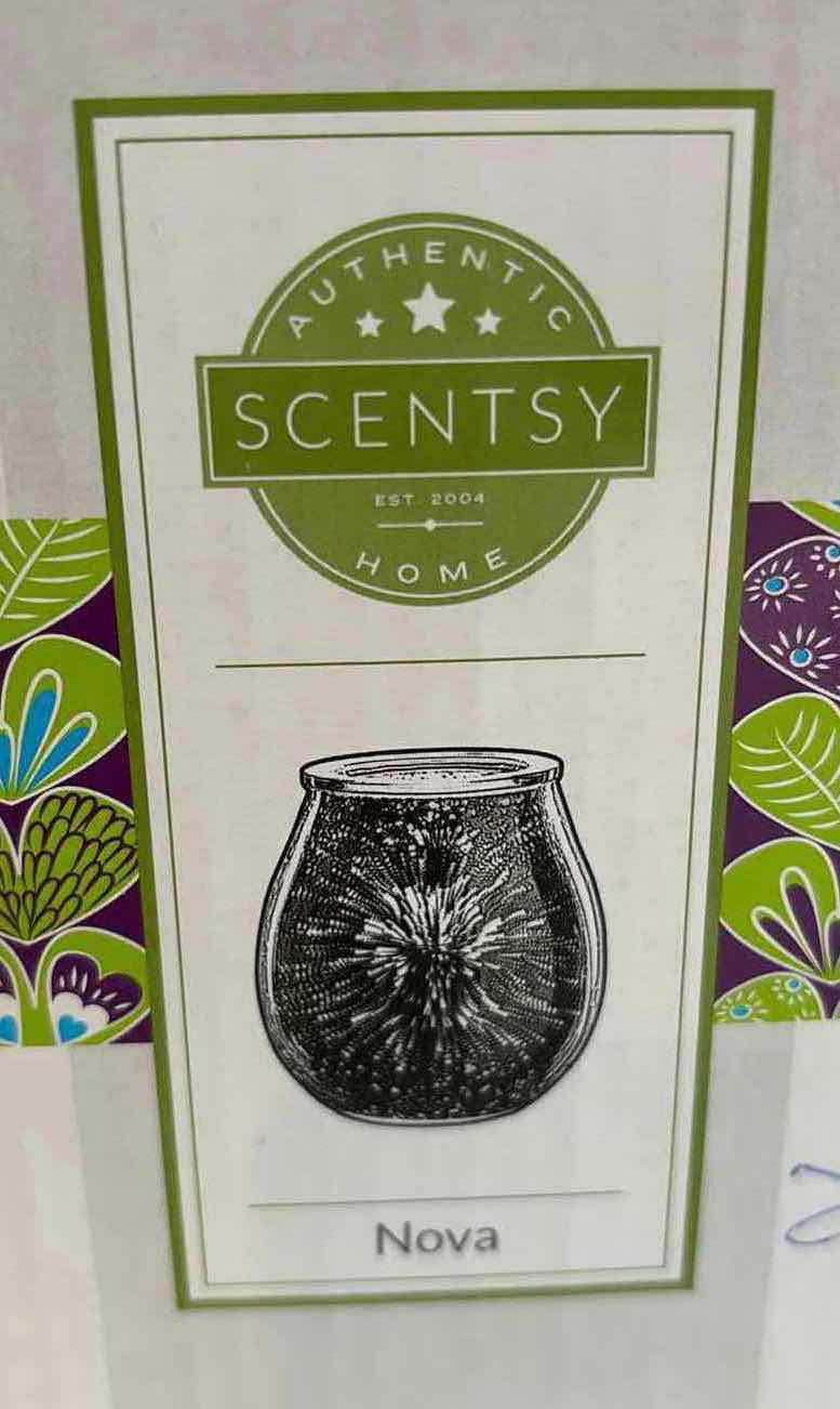 Photo 1 of NEW SCENTSY “NOVA” WAX WARMER BASE, WARMER DISH & 20 WATT BULB
