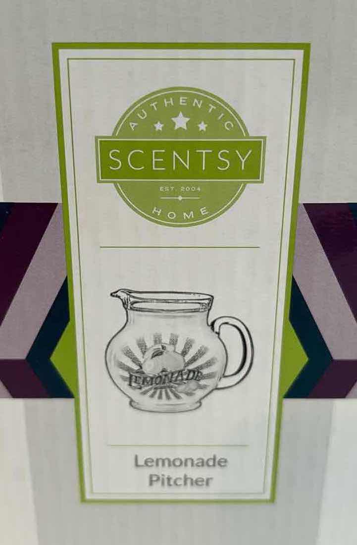 Photo 1 of SCENTSY “LEMONADE PITCHER” WAX WARMER BASE, WARMER DISH & 25 WATT BULB