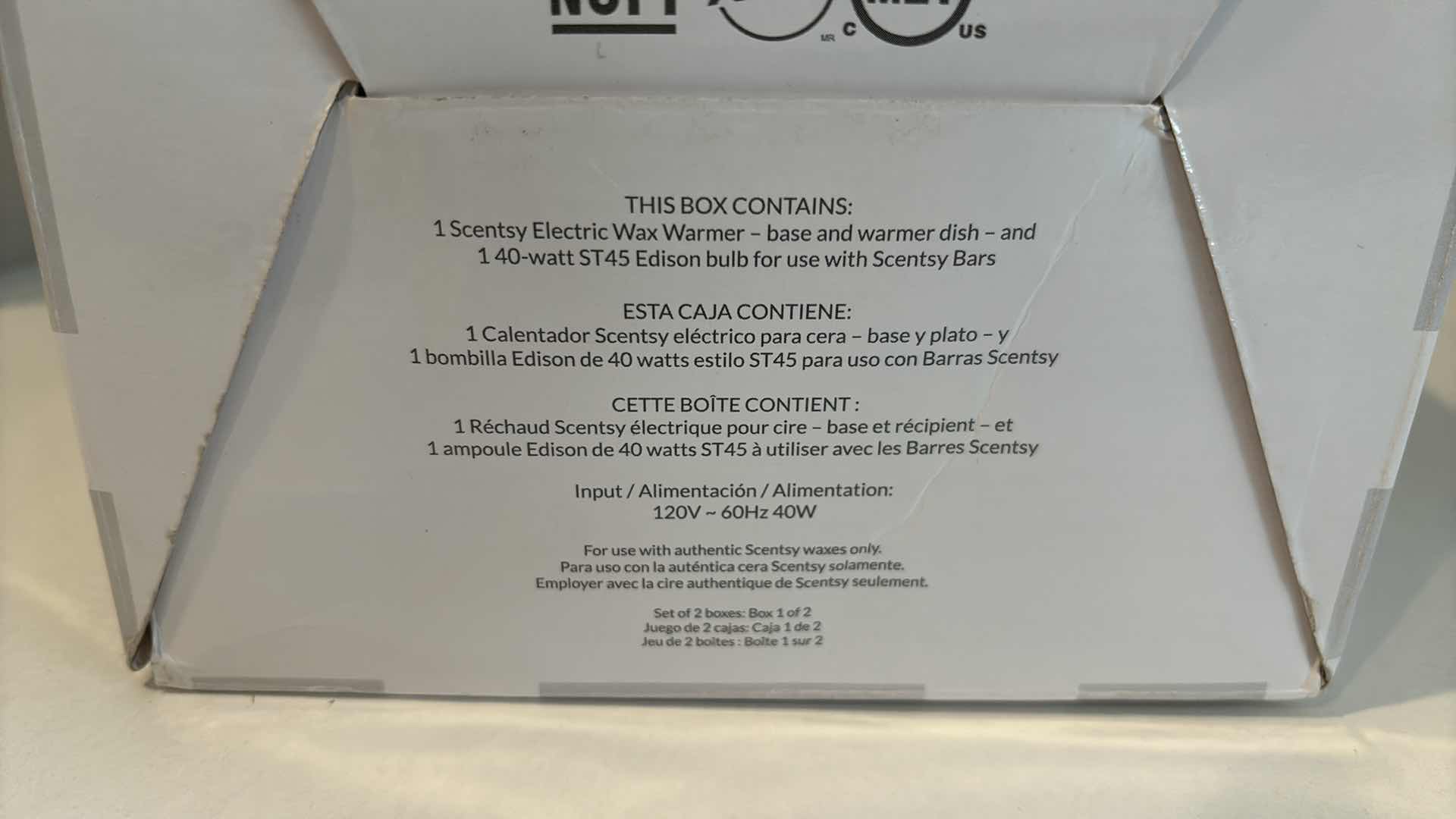 Photo 5 of SCENTSY “COUNTRY LIGHT” WAX WARMER BASE & WARMER DISH (NO BULB)