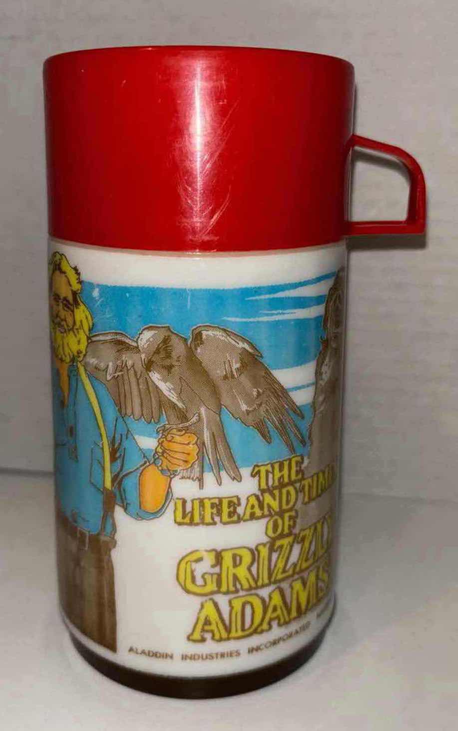 Photo 3 of ALADDIN THERMOS’ (DISNEY WONDERFUL WORLD & GRIZZLY ADAMS), NECA (SIMPSONS) & PECO WARE NATIVE THERMOS