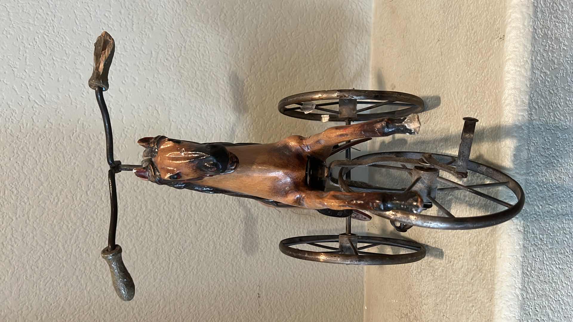 Photo 1 of VINTAGE HORSE TRICYCLE (MISSING BACK LEG)