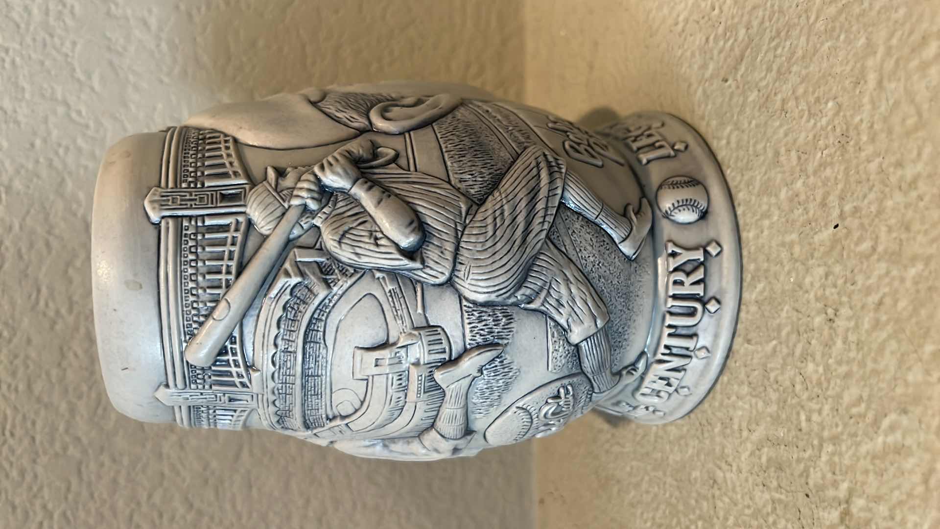 Photo 1 of AVON BABE RUTH LEGEND OF THE CENTURY COLLECTORS STEIN H7.5”
