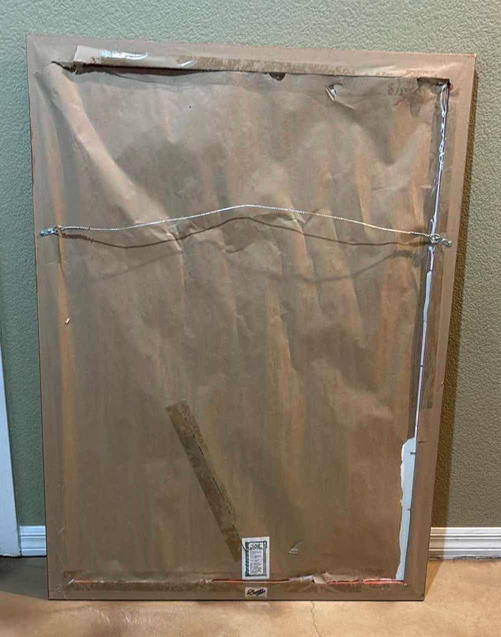 Photo 1 of FRAMED PRINT BY EDMUND BLAIR LEIGHTON, “THE ACCOLADE” 34” x 46.25” (MISSING GLASS)