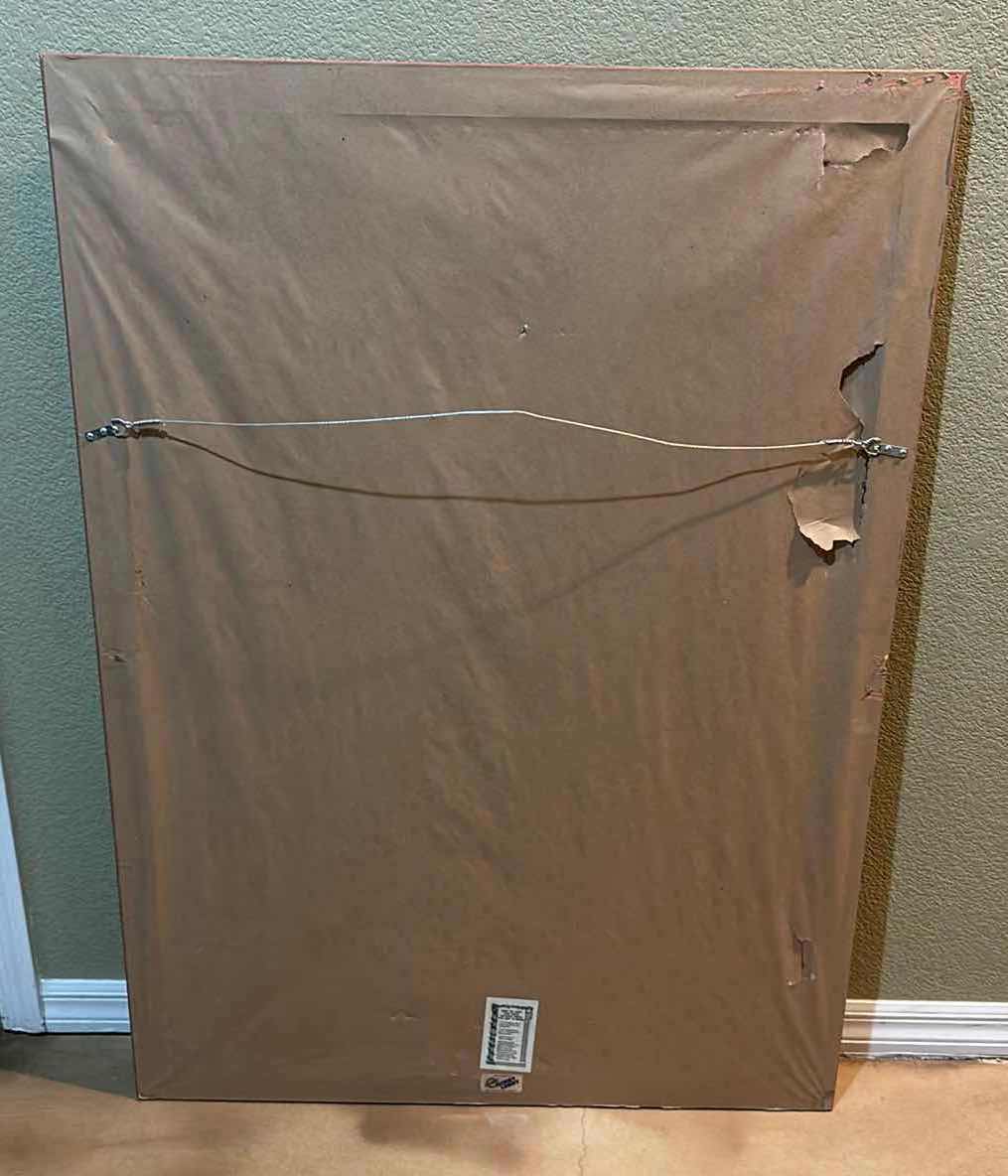 Photo 1 of FRAMED PRINT BY EDMUND BLAIR LEIGHTON, “GOD SPEED” 34” x 46.25” (GLASS INCLUDED)