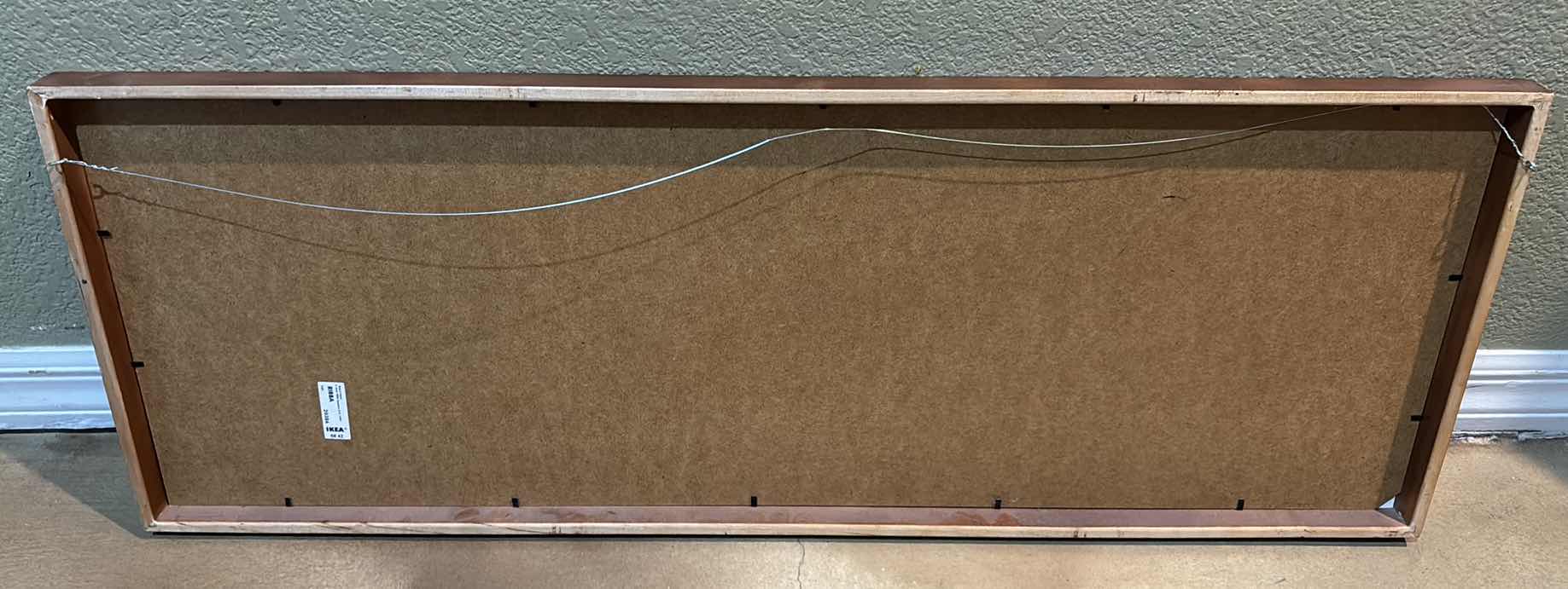 Photo 1 of FRAMED IKEA PADDLEBOAT PICTURE “RIBBA” 35.5” x 12.75” (#20386)