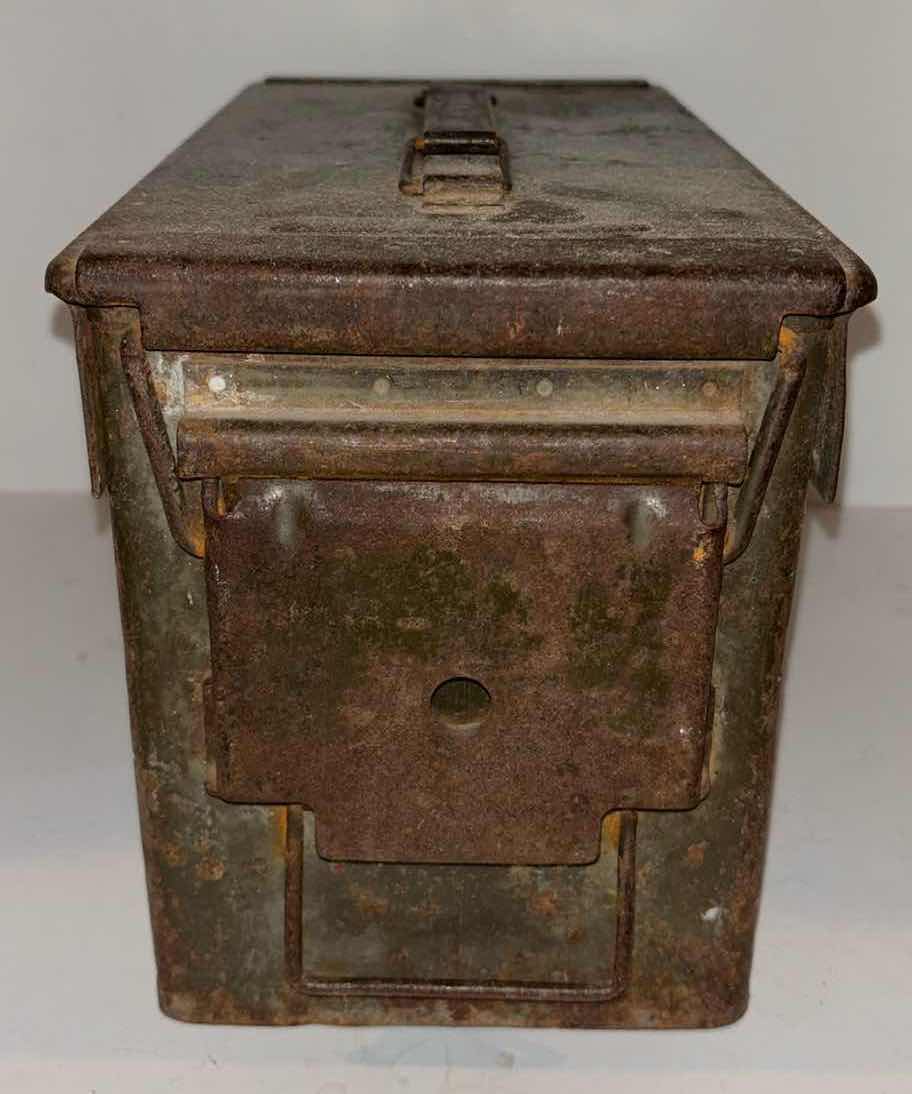 Photo 1 of ANTIQUE .30 CAL AMMO CAN 6” x 11.5” H7.5”