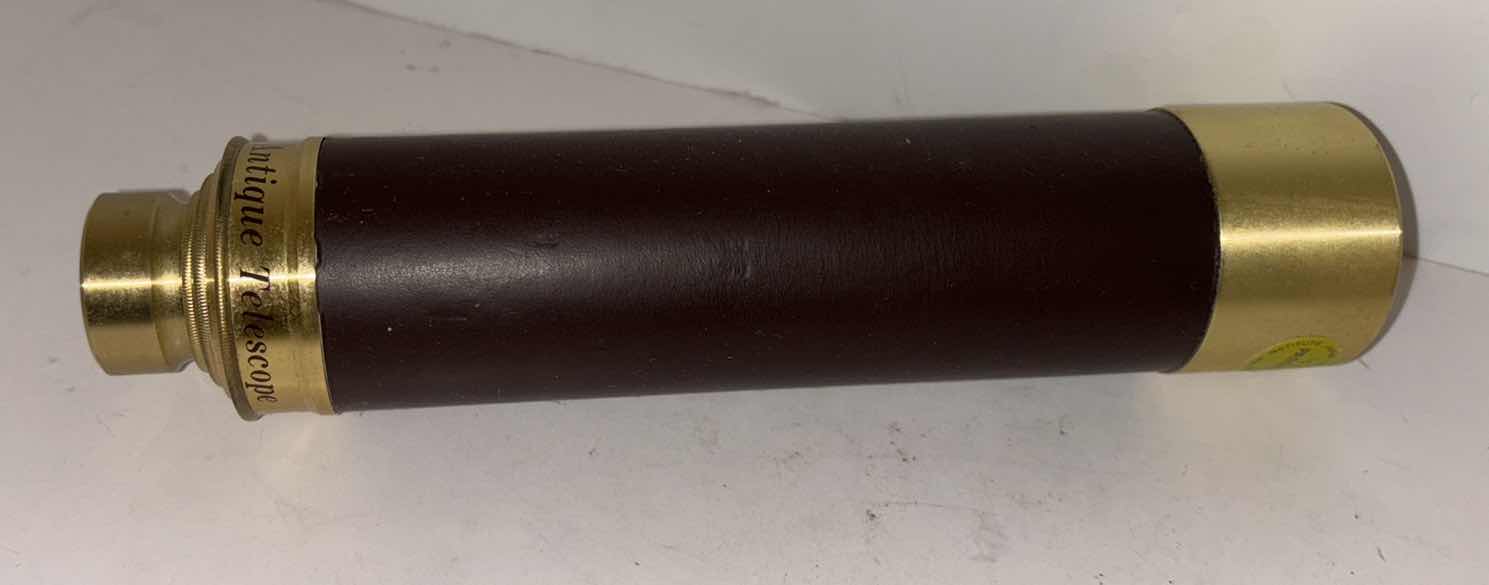 Photo 1 of ANTIQUE TELESCOPE IN WOODEN BOX 30 x 40, JAPAN