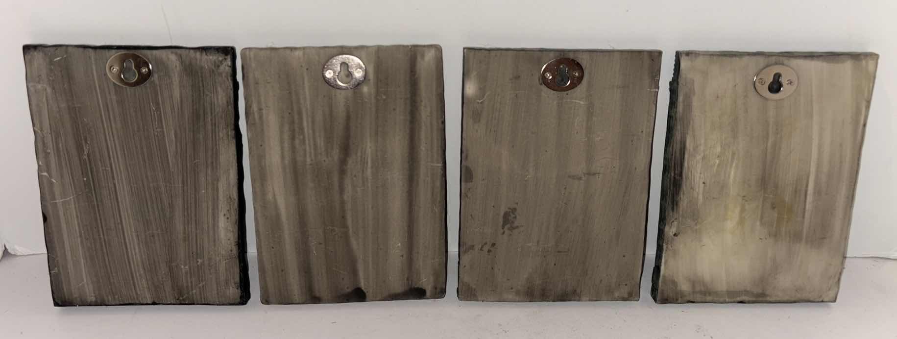 Photo 1 of 4 PC EUROPEAN WALL PLAQUES 4.5” x 6.25”