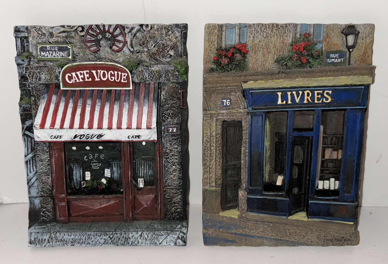 Photo 2 of 4 PC EUROPEAN WALL PLAQUES 4.5” x 6.25”