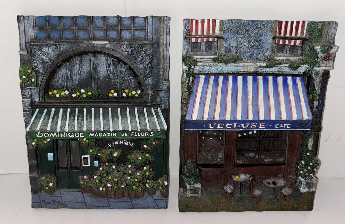 Photo 1 of 4 PC EUROPEAN WALL PLAQUES 4.5” x 6.25”