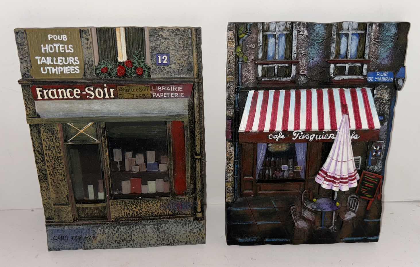 Photo 1 of 4 PC EUROPEAN WALL PLAQUES 4.5” x 6.25”