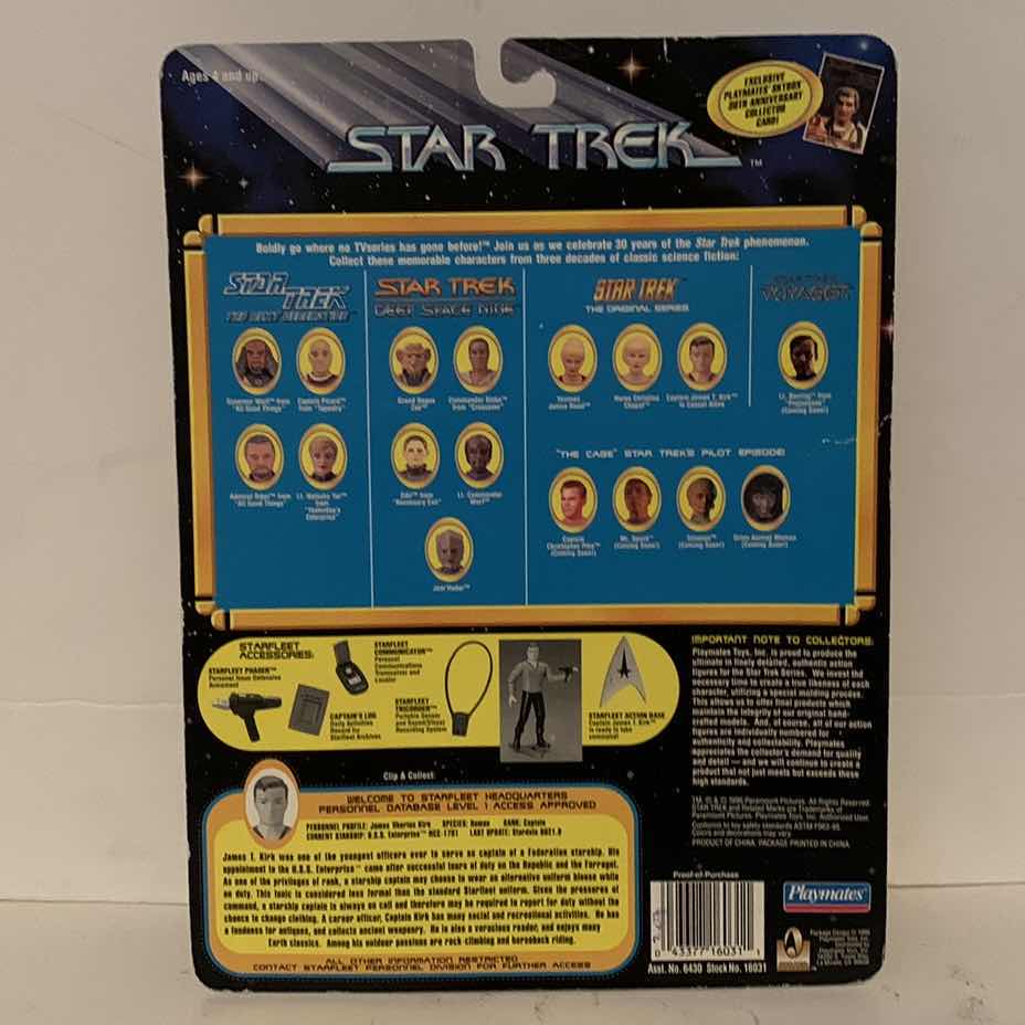 Photo 1 of STAR TREK ORIGINAL CAPTAIN JAMES T. KIRK FIGURE