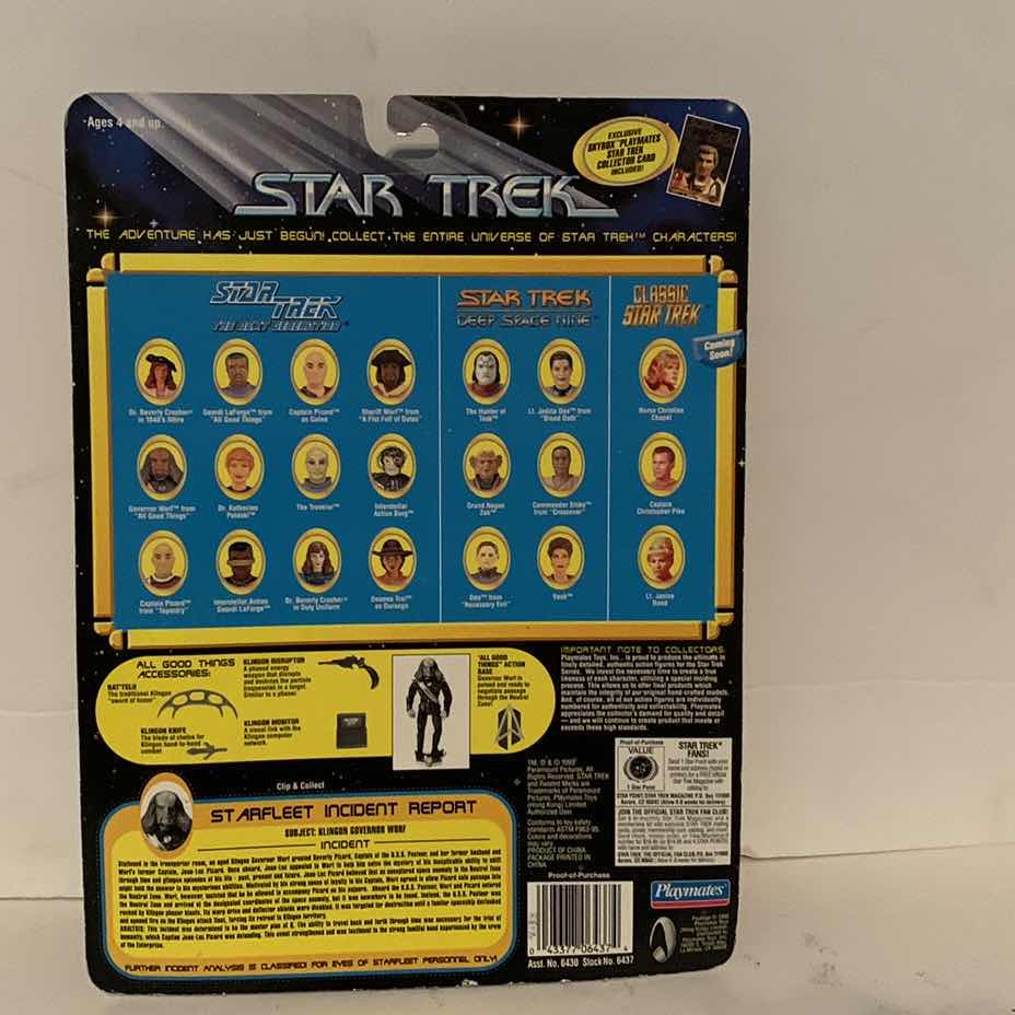 Photo 1 of STAR TREK THE NEXT GENERATION WORF