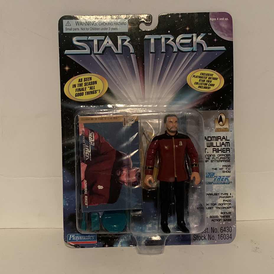 Photo 1 of STAR TREK DEEP SPACE NINE ADMIRAL WILLIAM T. RIKER