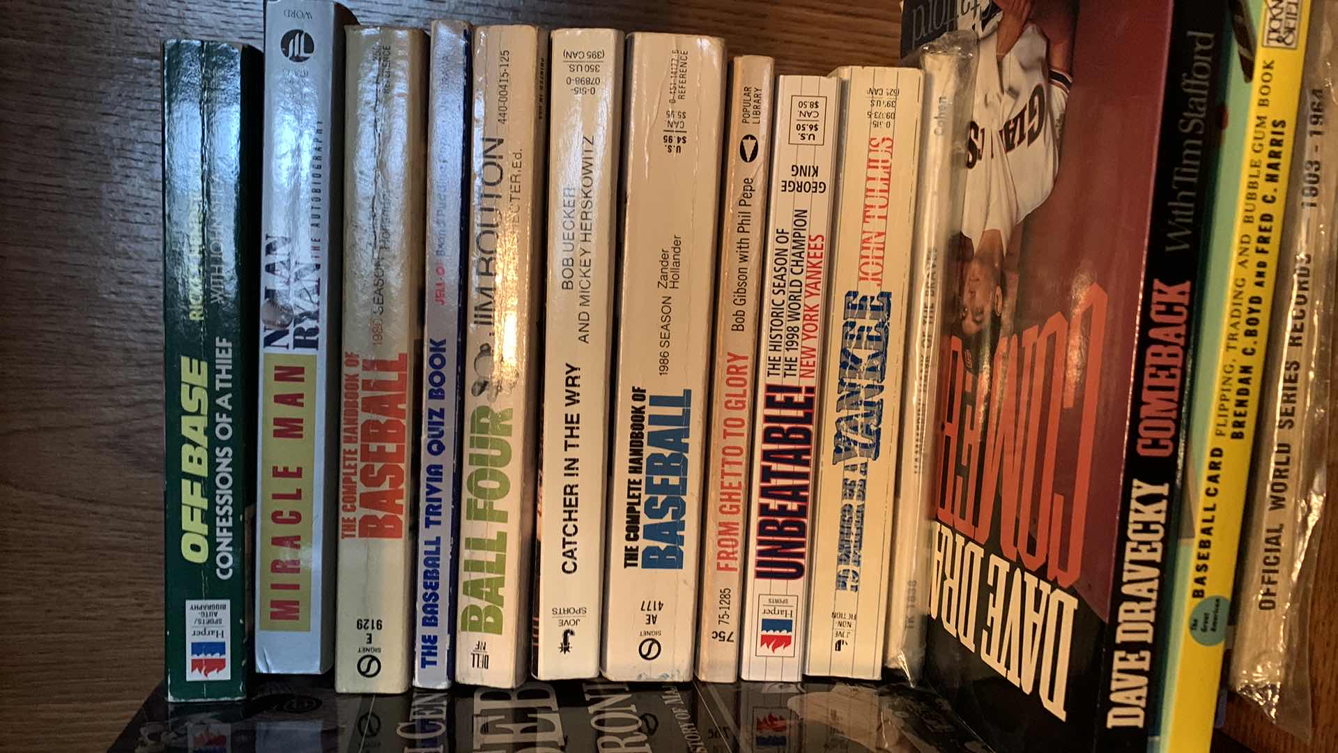 Photo 1 of BASEBALL MLB PAPERBACK BOOKS