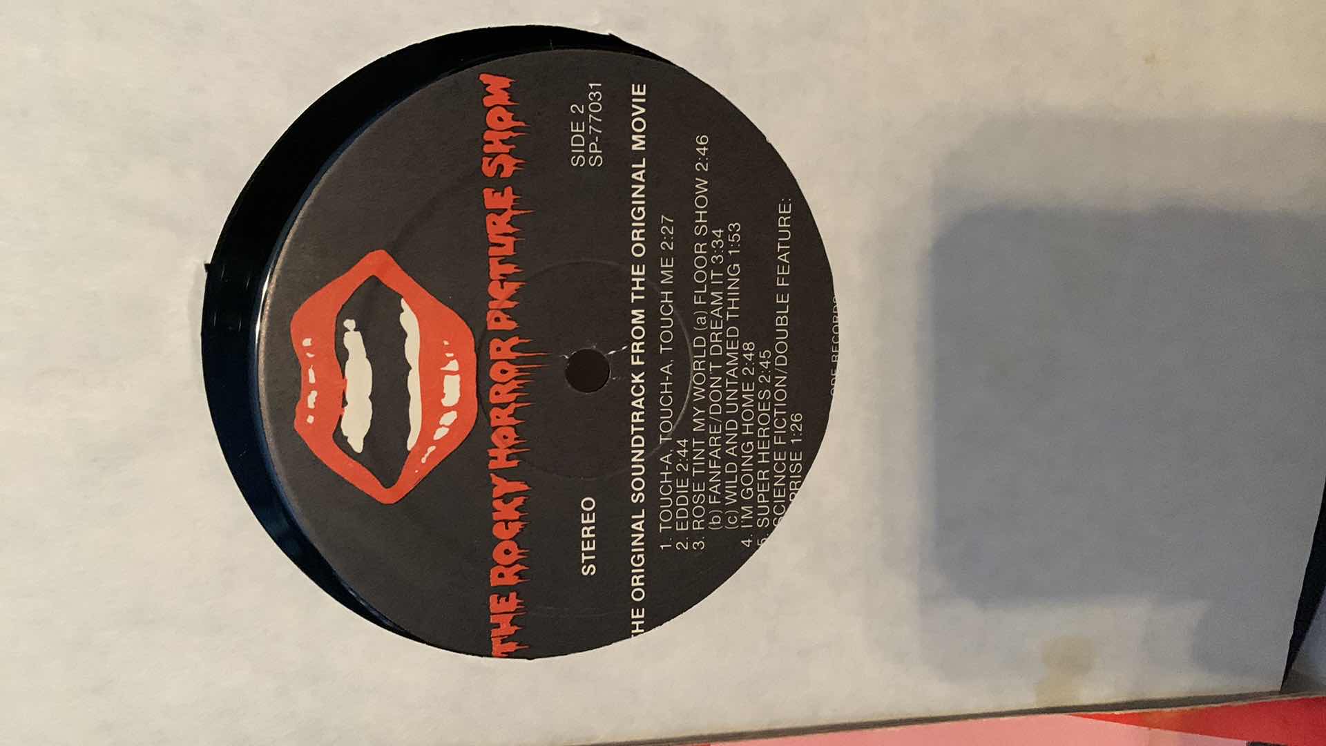 Photo 1 of THE ROCKY HORROR PICTURE SHOW SOUNDTRACK LP