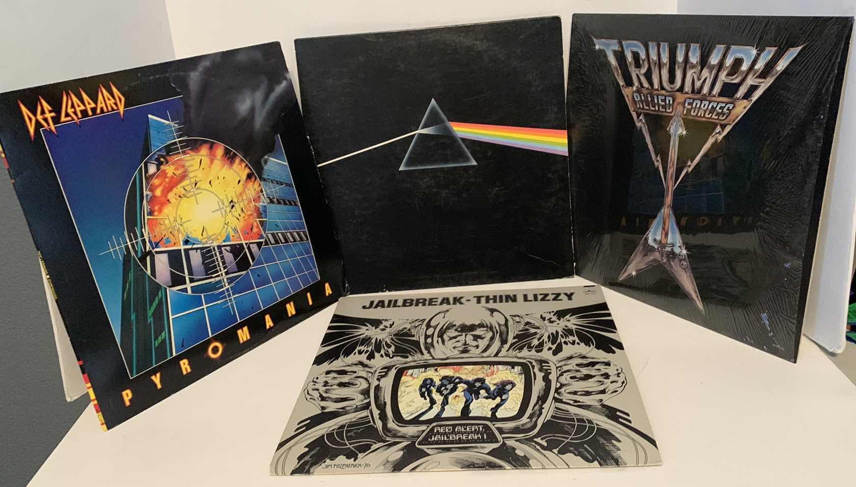 Photo 1 of ROCK LP’S: PINK FLOYD, DEF LEPPARD, THIN LIZZY, TRIUMPH