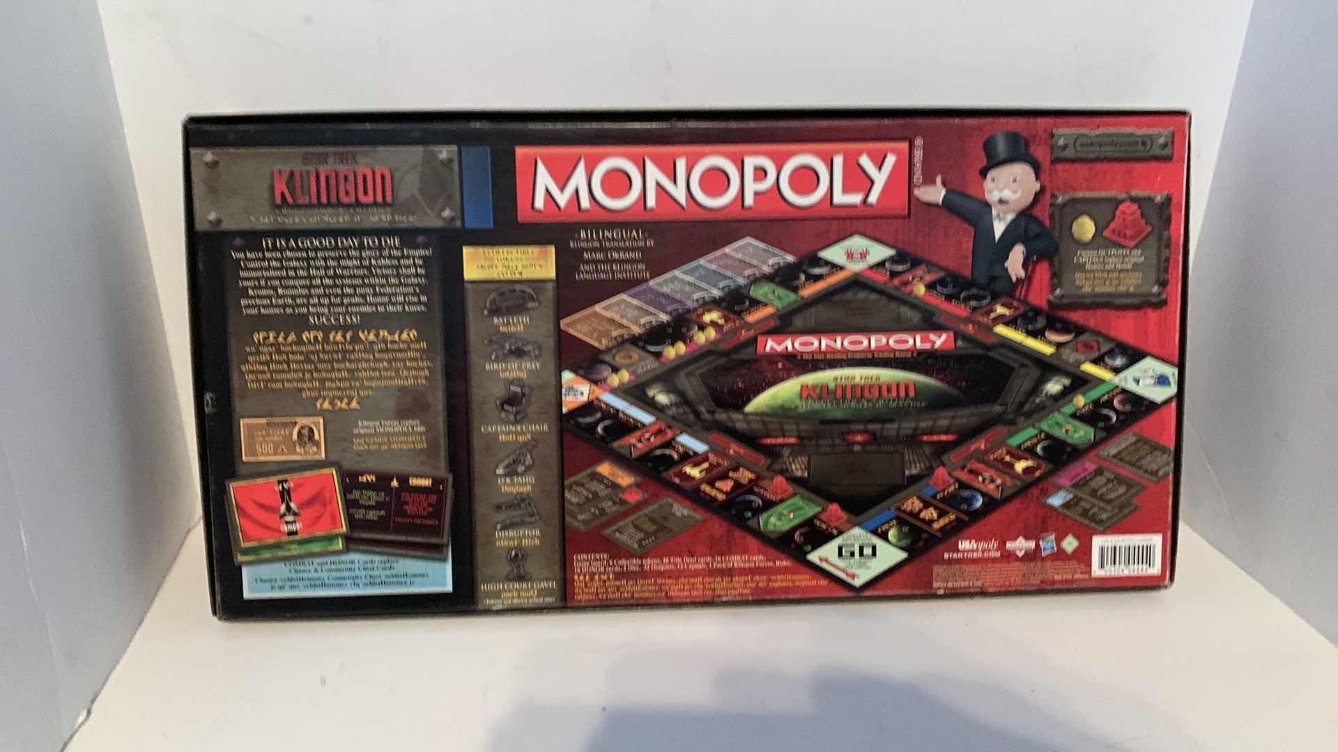 Photo 1 of MONOPOLY STAR TREK KLINGON COLLECTORS EDITION