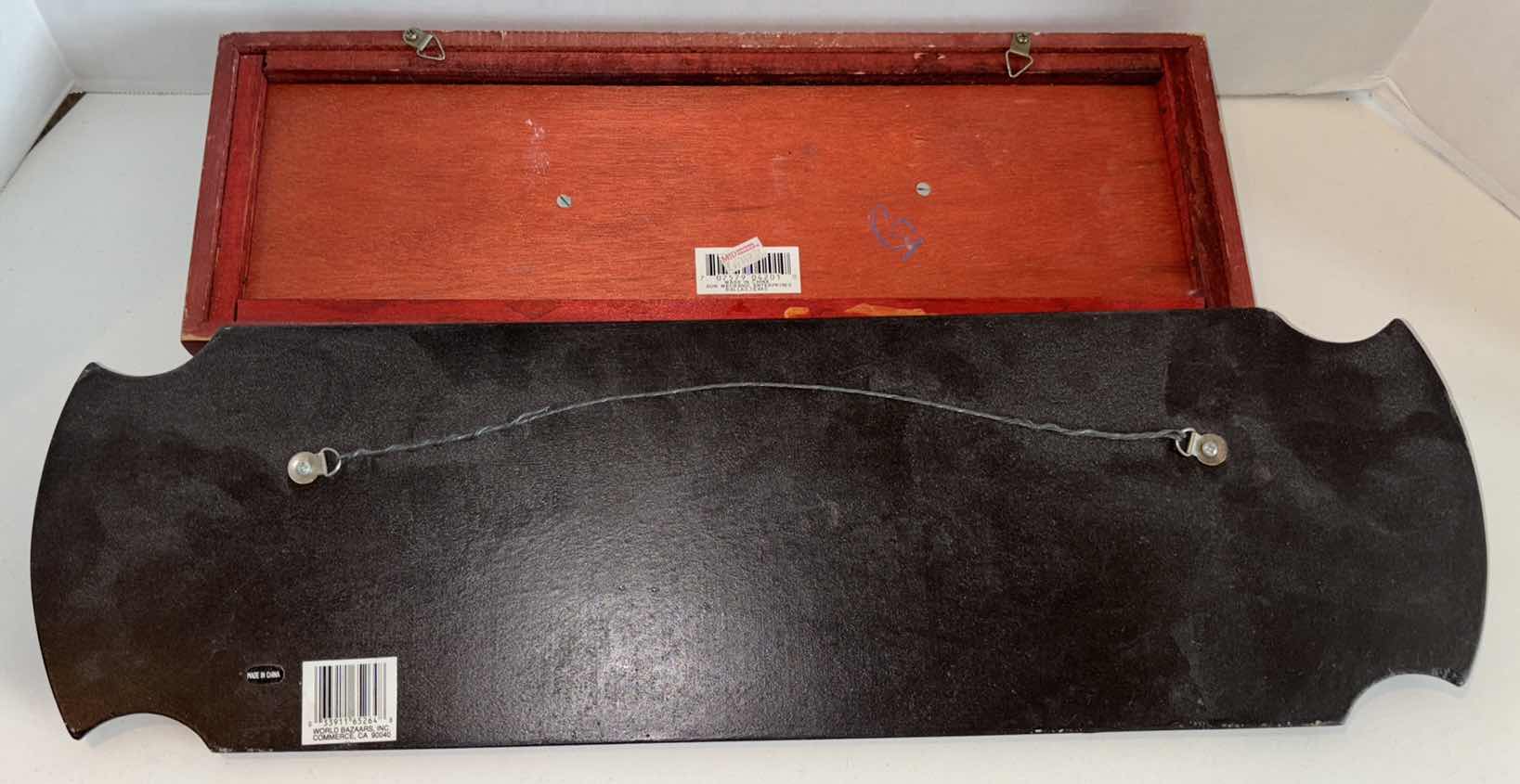 Photo 1 of HALF HULL SHIP MODEL, RAINBOW, 1934 & HALF HULL SHIP MODEL, AMERICA 1830 WALL HANGINGS (2)