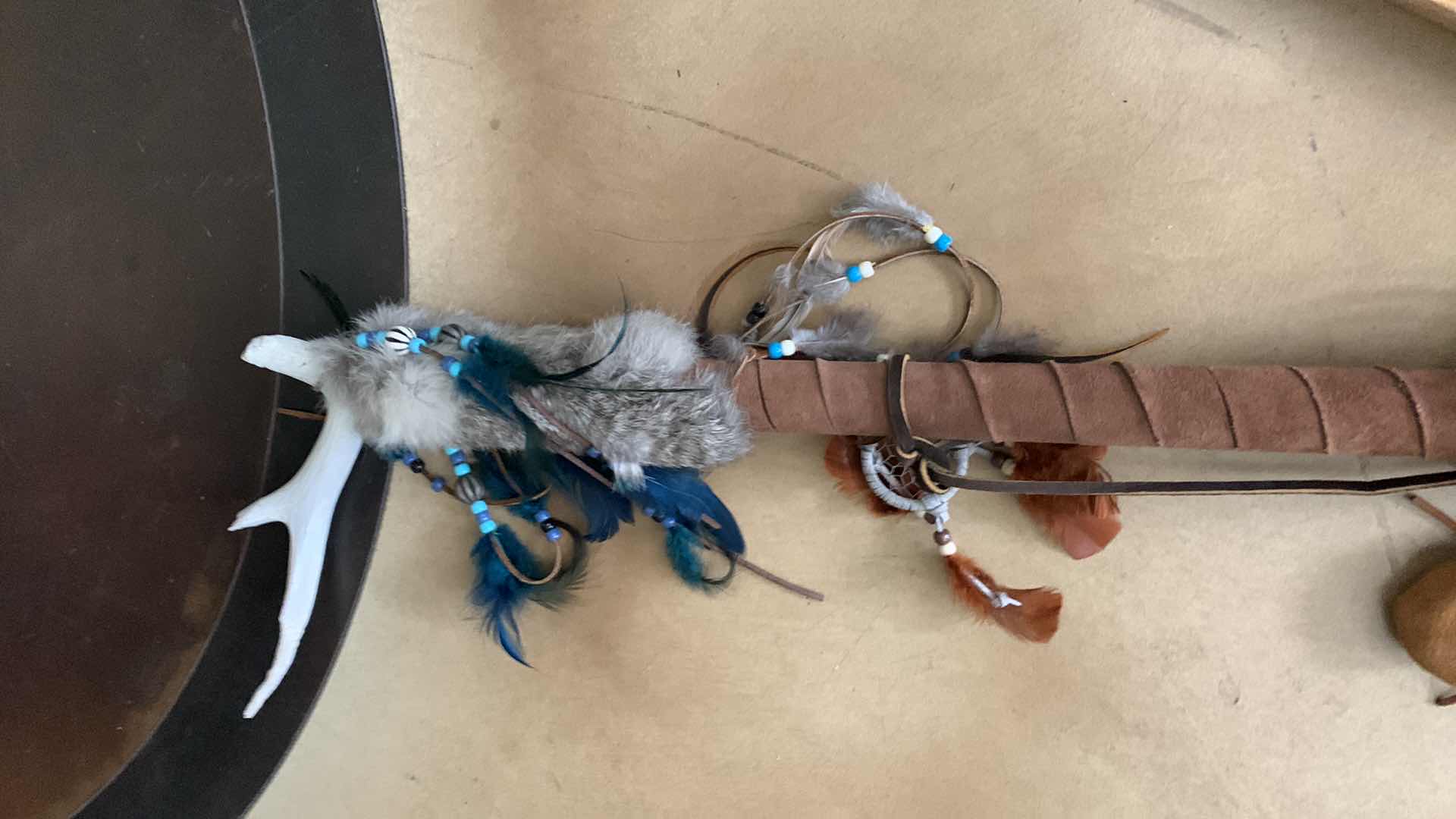 Photo 1 of INDIAN POLE AND BOW AND ARROWS