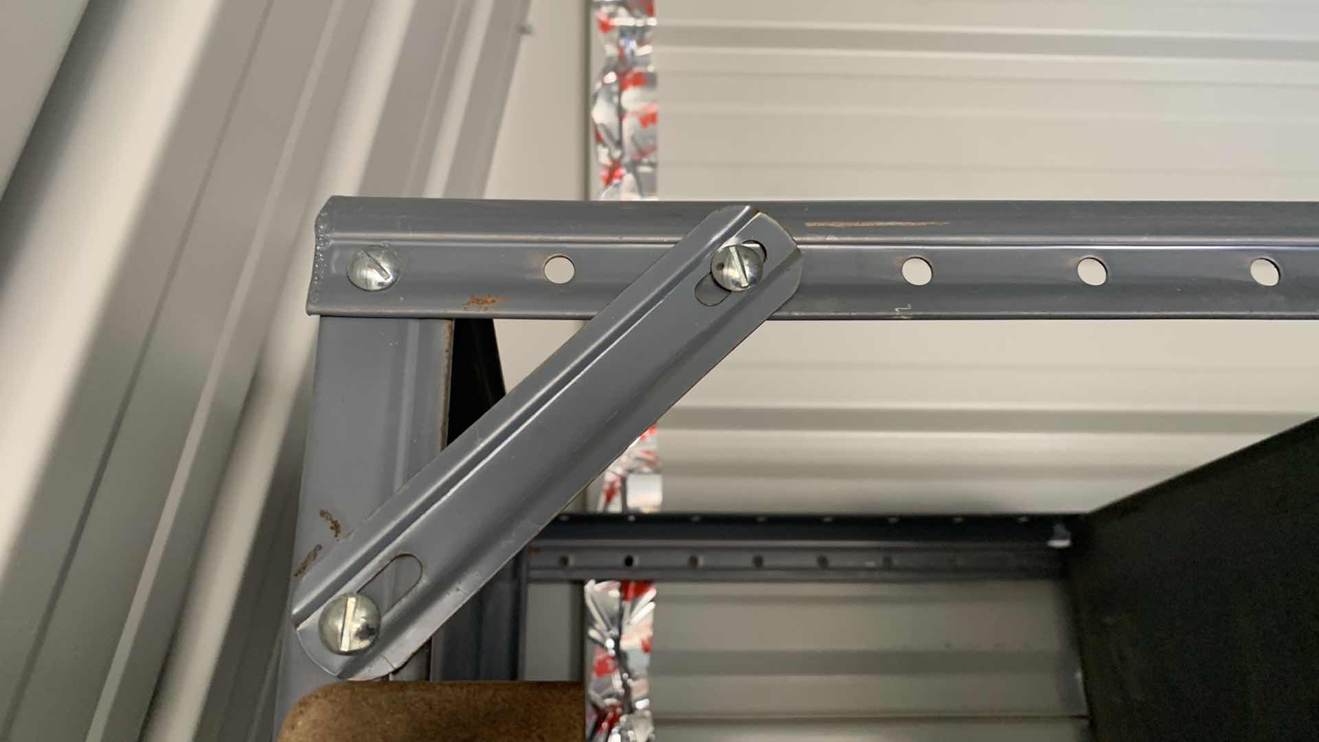 Photo 1 of METAL SHELF UNIT 30” X 16” H 73”