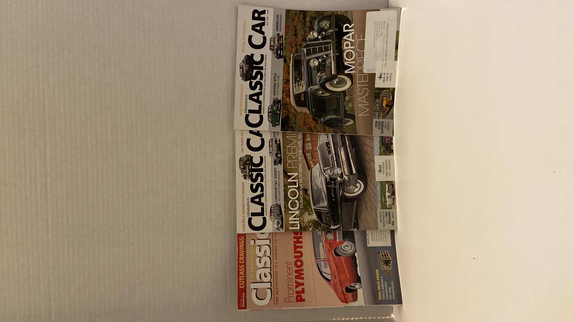 Photo 1 of BOX OF HEMMINGS CLASSIC CARS MAGAZINES