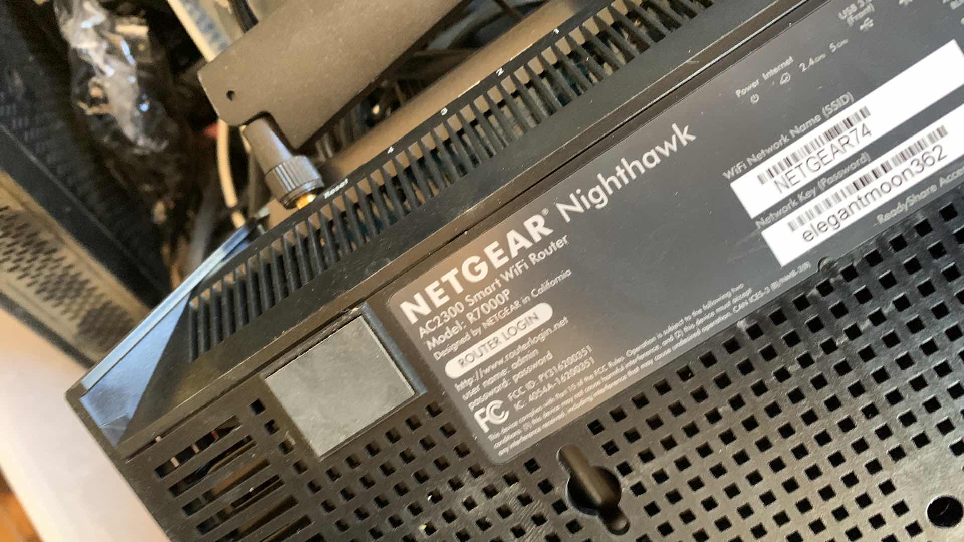 Photo 1 of BIN OF ROUTERS, CORDS, MISCELLANEOUS ITEMS