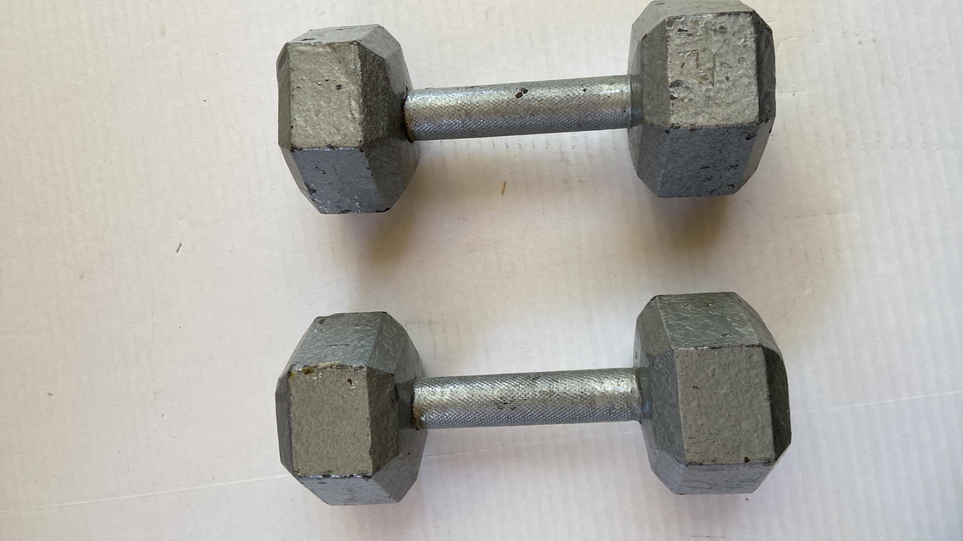 Photo 1 of PAIR OF DUMBBELLS 15 POUNDS