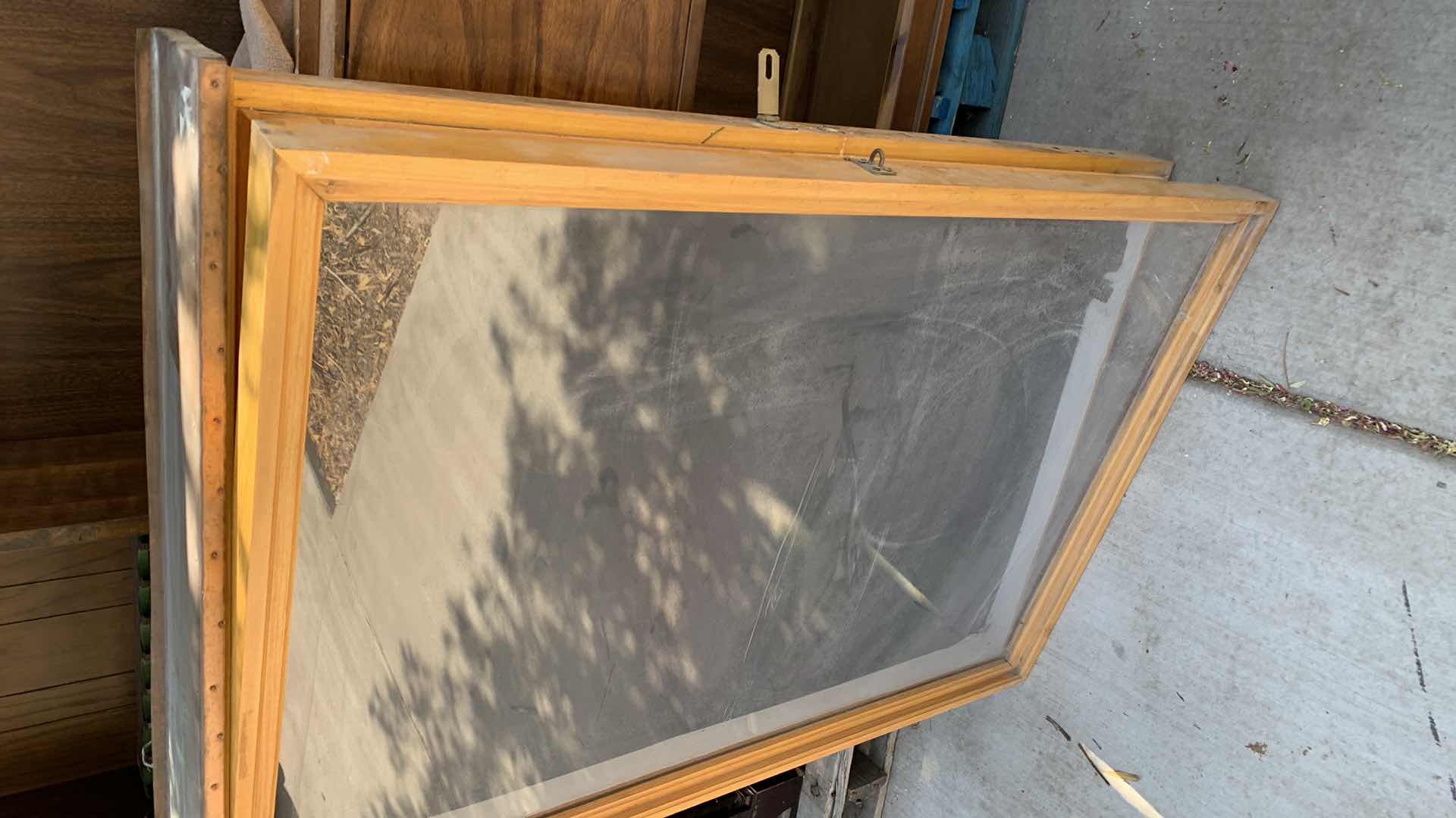 Photo 1 of LARGE GLASS CABINET 32” X 6” H 45”