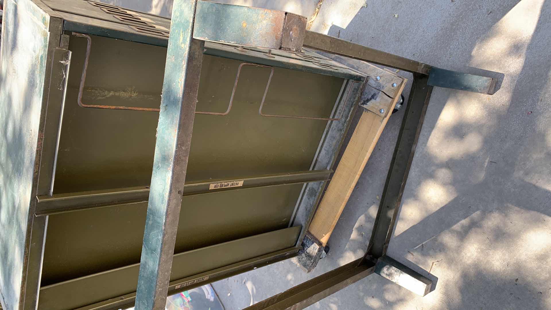 Photo 1 of METAL DOCUMENTS FILE CABINET 27” X 36” H 12” WITH BASE