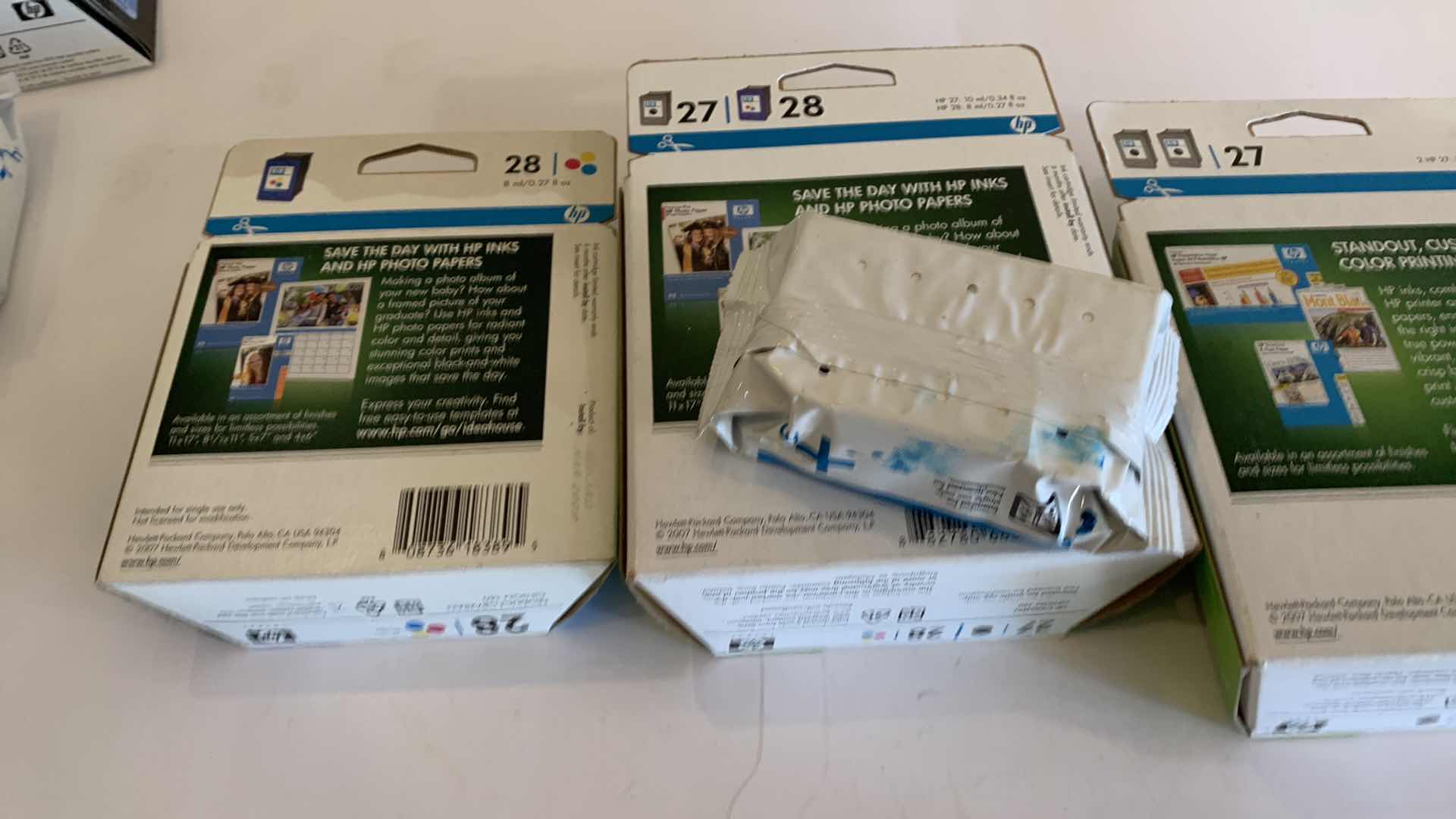 Photo 1 of HP INKJET CARTRIDGES 27 & 28