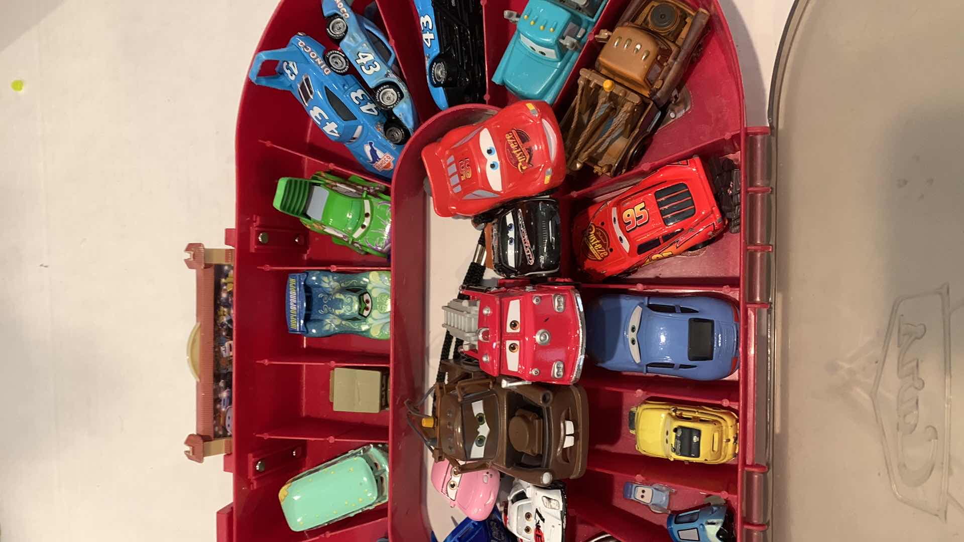 Photo 1 of DISNEY CARS CARRIER AND CARS
