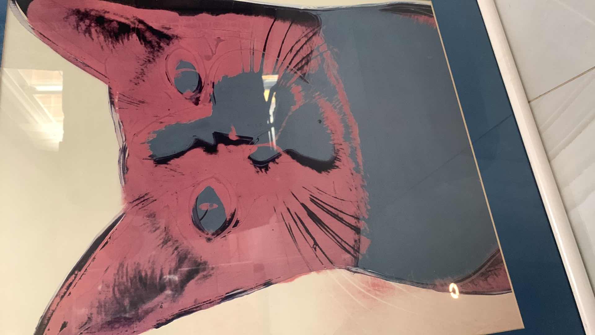 Photo 1 of ANDY WARHOL 1984 DELTA ROTTERDAM GALLERY PRINT 24” X 27”