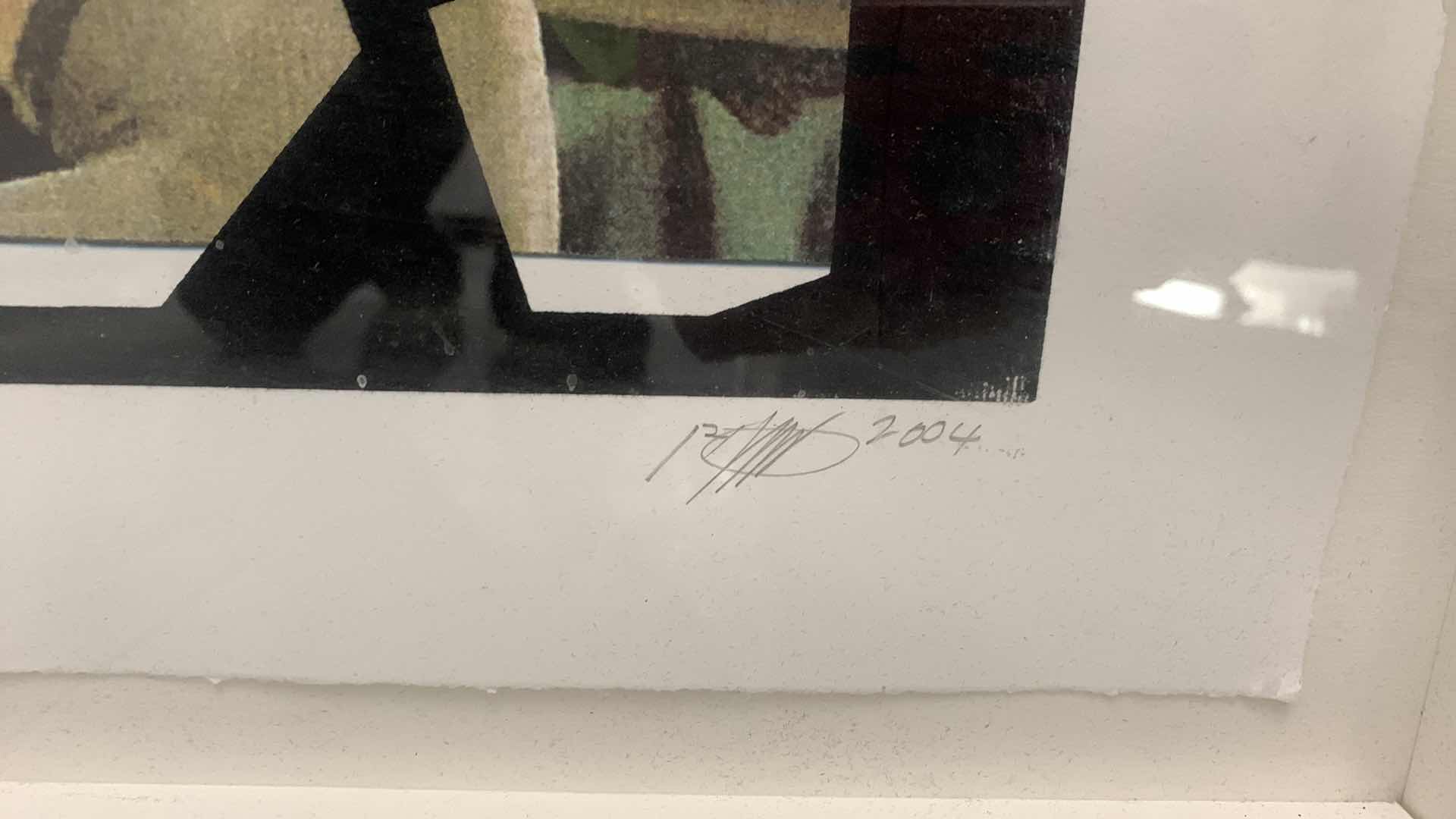 Photo 1 of ABSTRACT PRINT ARTIST SIGNED 2004 43” X 36”