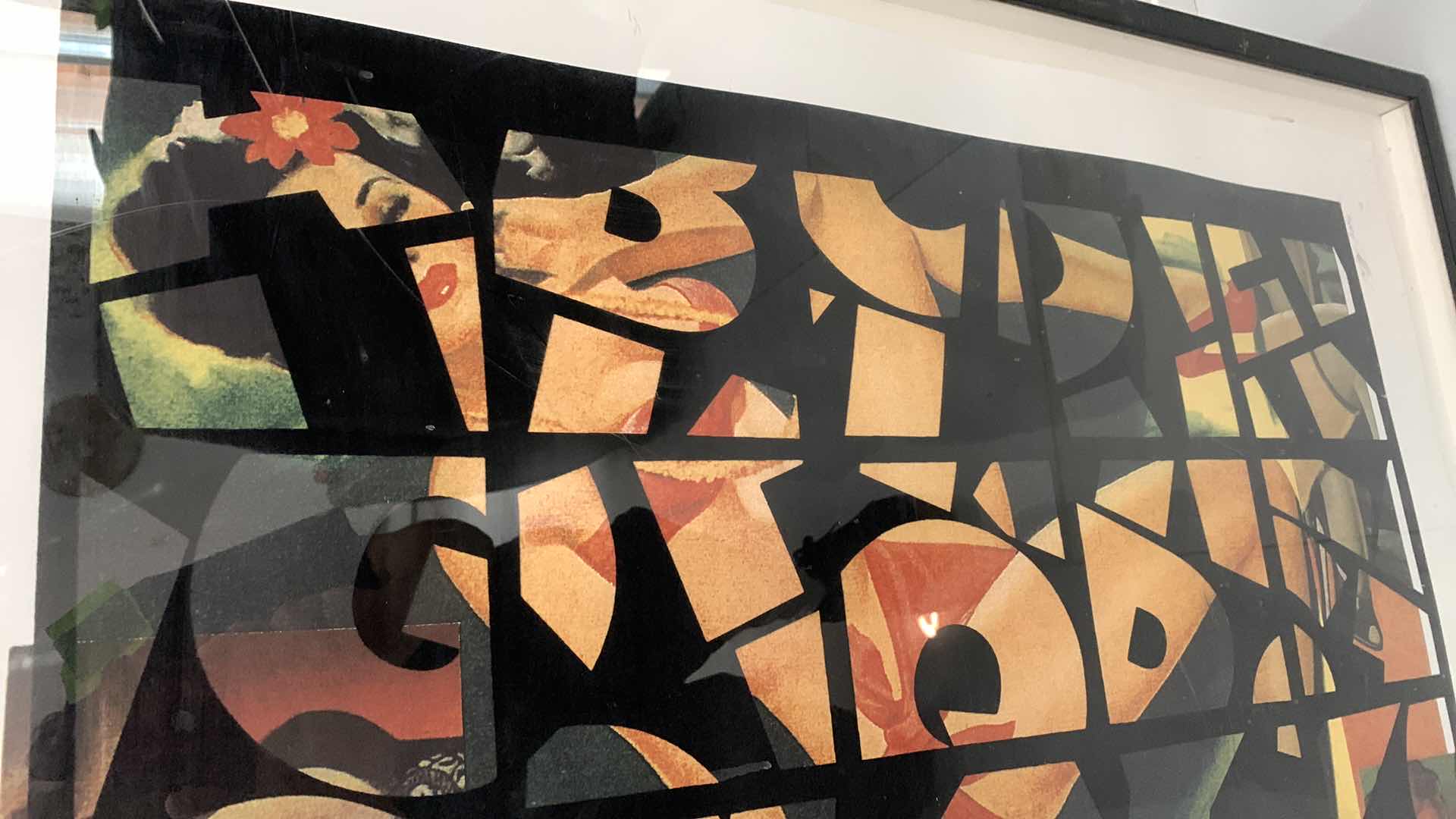 Photo 1 of ABSTRACT PRINT ARTIST SIGNED 2004 43” X 36”