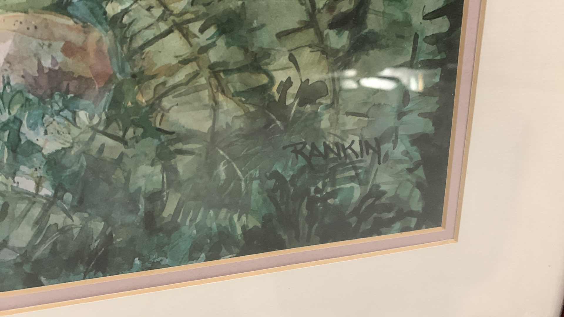 Photo 1 of CHELSEA CREEK BY NANCY RANKIN WATERCOLOR PAINTING 29” X 40”