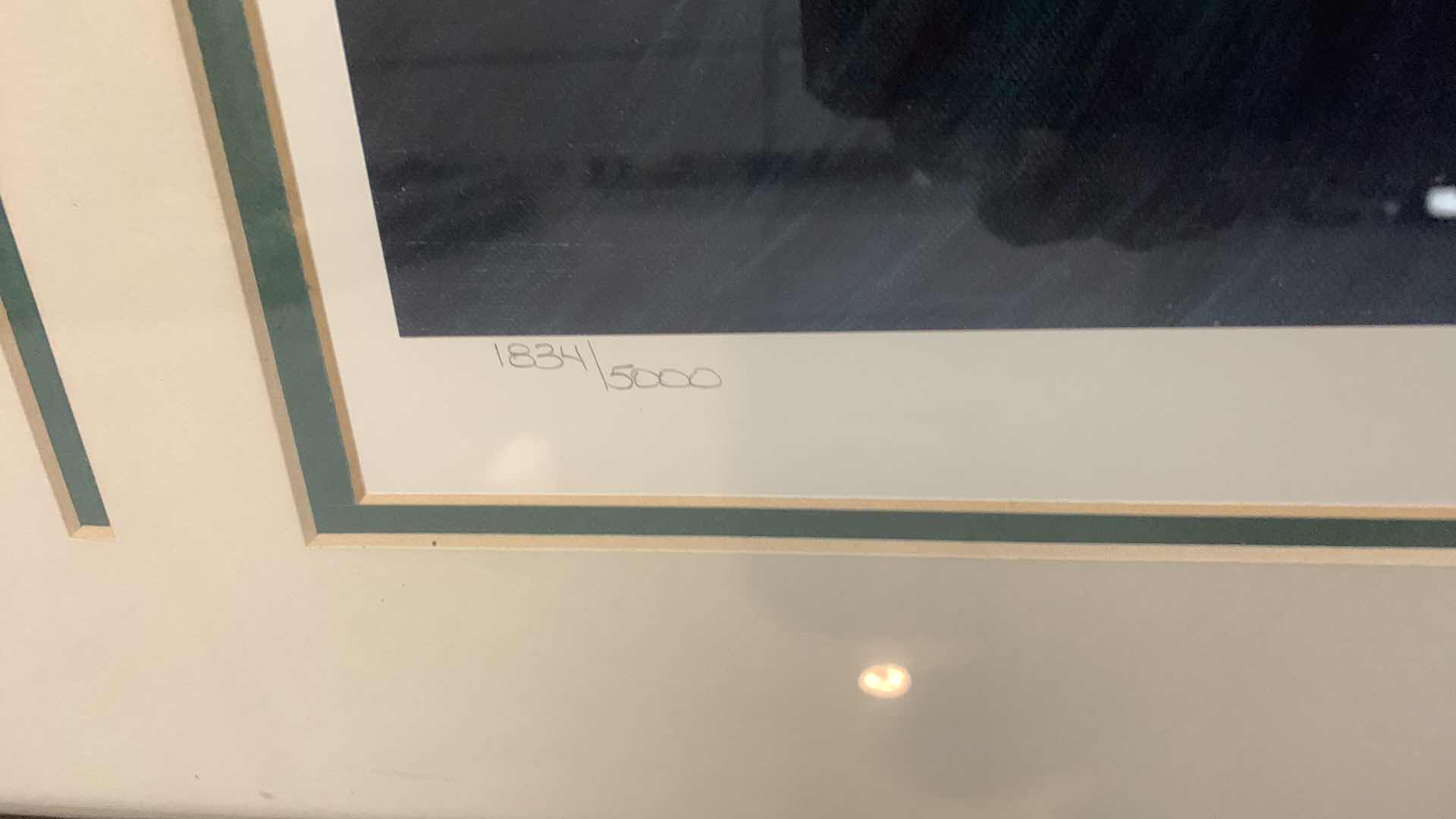 Photo 1 of BILL PENDERGRASS GOLF PRINT SIGNED AND NUMBERED 1834/5000 31” X 24”