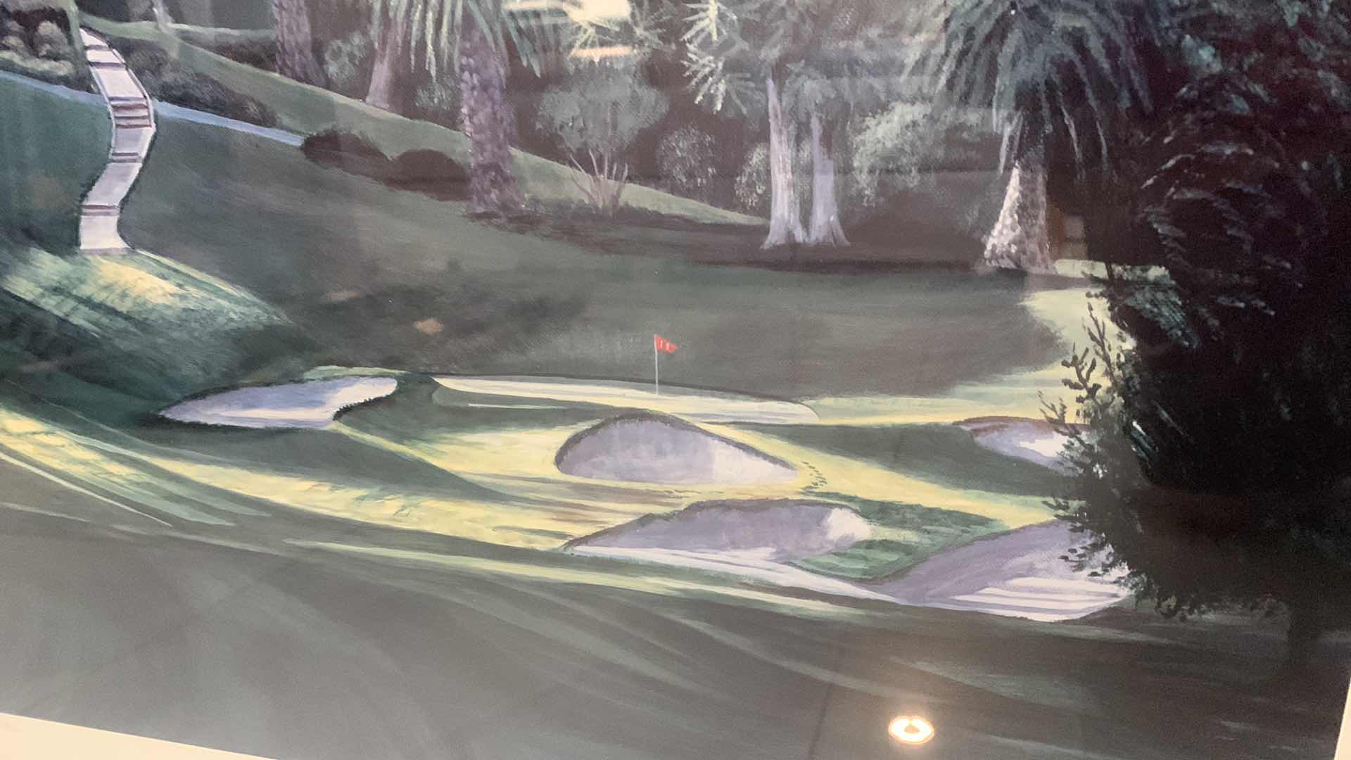 Photo 1 of BILL PENDERGRASS GOLF PRINT SIGNED AND NUMBERED 1834/5000 31” X 24”