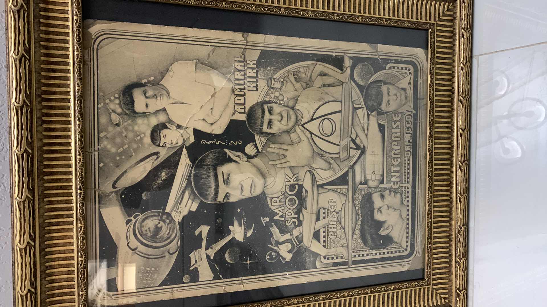 Photo 1 of D.N. MACK ORIGINAL STAR TREK STORY WRITER PRINT 22” X 26”