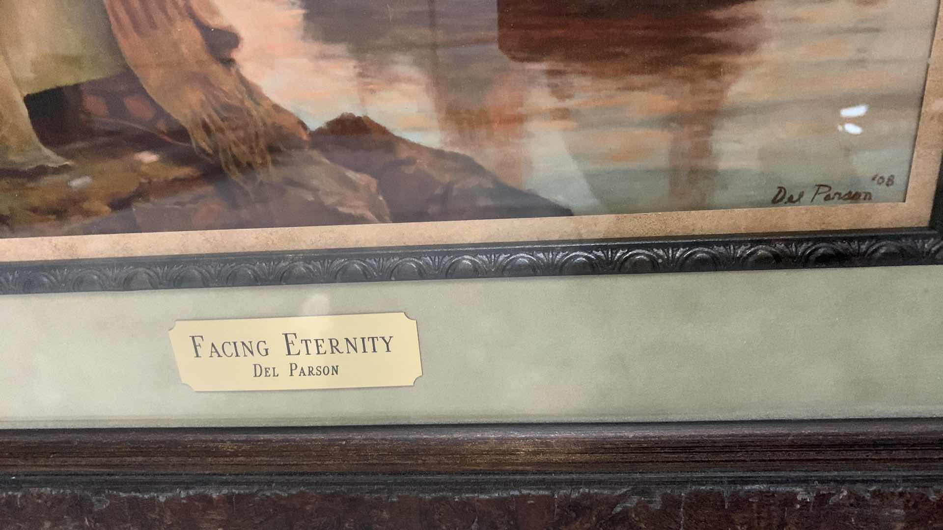 Photo 1 of FACING ETERNITY SIGNED AND NUMBERED BY DEL PARSON 108 26” X 22”