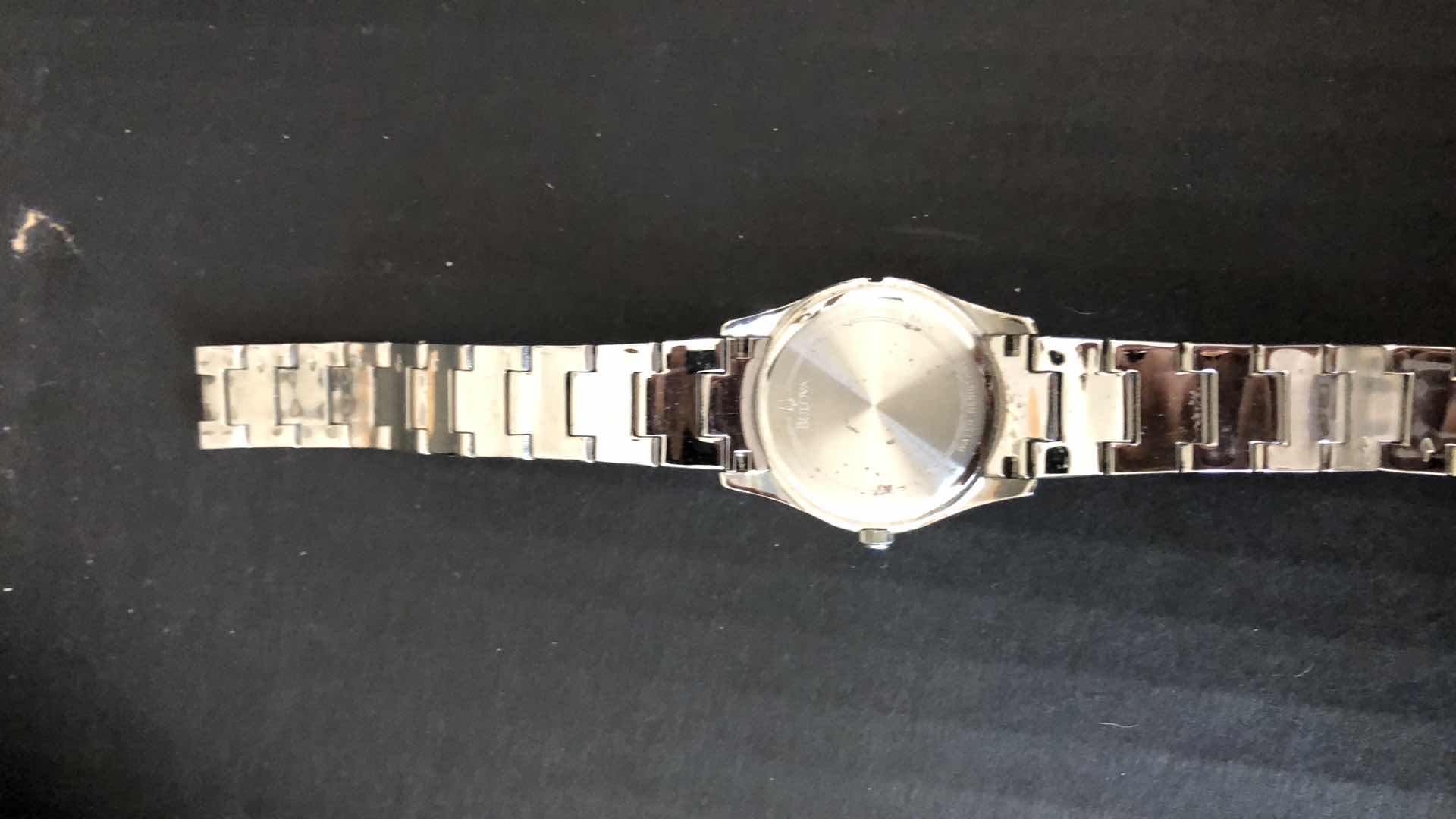 Photo 1 of CRYSTAL BULOVA QUARTZ LADIES WATCH STAINLESS STEEL