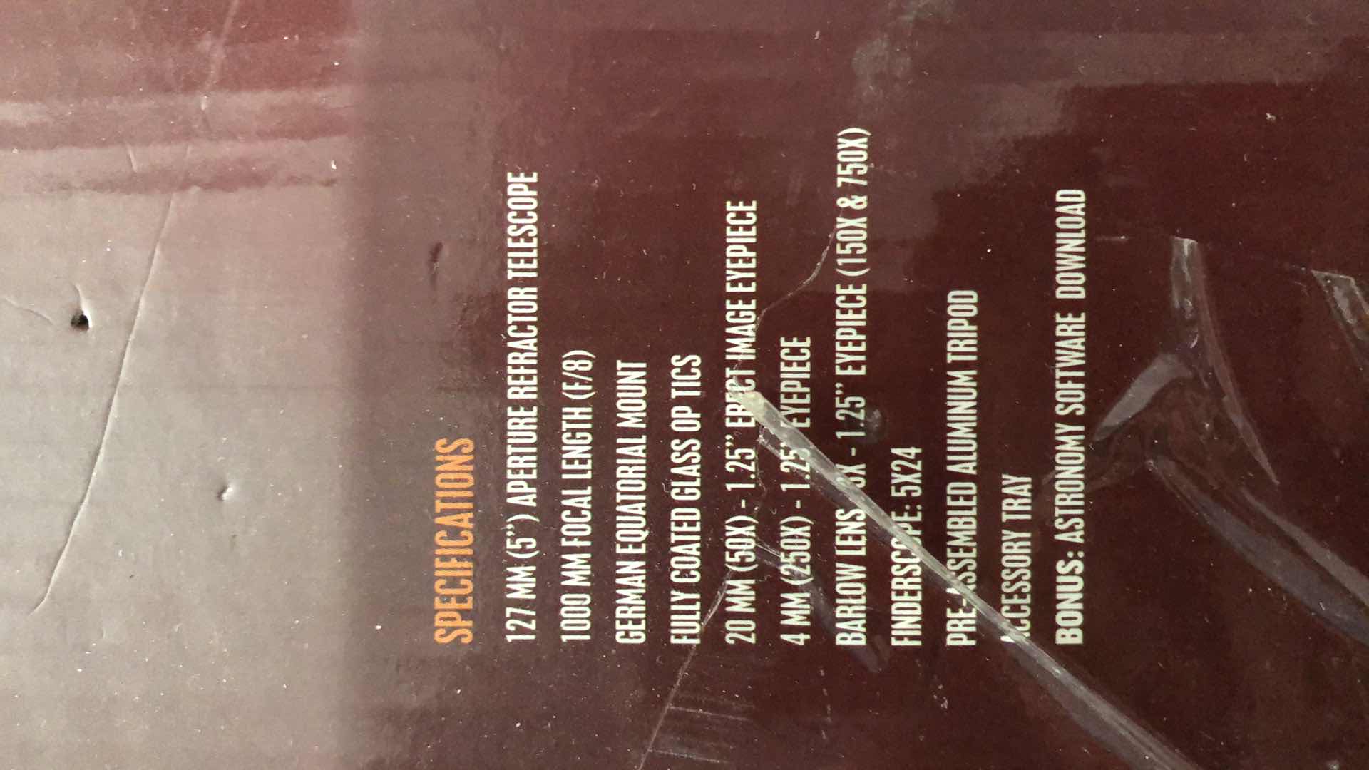 Photo 1 of CELESTON POWERSEEKER 127EQ TELESCOPE