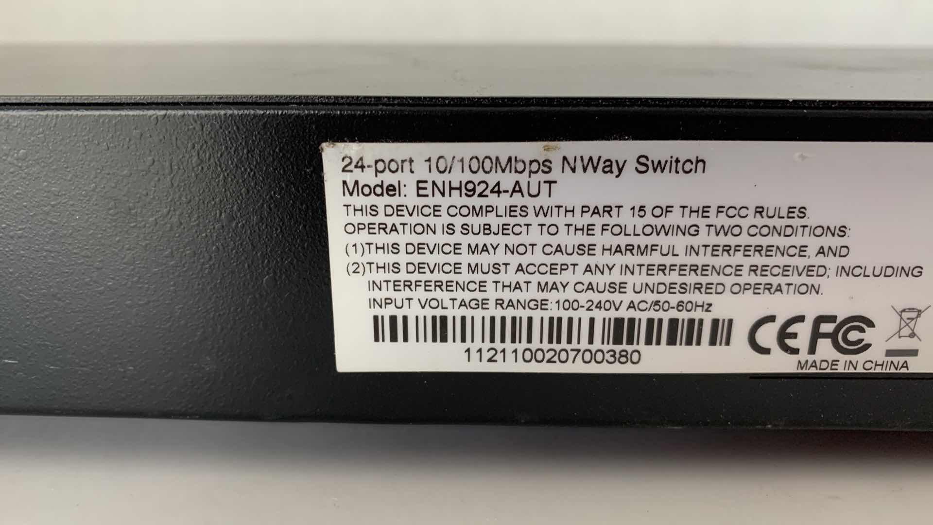 Photo 1 of ENCORE ELECTRONICS ENH924-AUT 24 PORT NWAY SWITCH