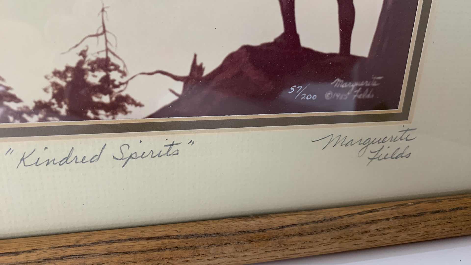 Photo 1 of “KINDRED SPIRITS” SIGNED AND NUMBERED BY MARGUERITE 57/200