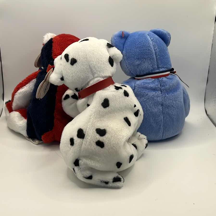 Photo 2 of 3 - TY BEANIE BABIES PATRIOTIC DOG AND BEARS