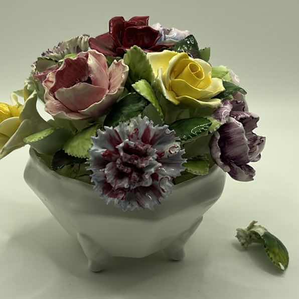 Photo 1 of ROYAL ADDERLEY CHINA FLORAL SCULPTURE